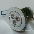 Good 9W LED Down light 3x3W LEDs clear lens